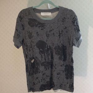 I R O JEANS Beautiful distressed cotton sweatshirt